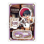 Anime Trigun Stampede Plate Desk Decor Nicholas D. Wolfwood Collection Ornament Vash The Stampede Acrylic Standing Model Gifts