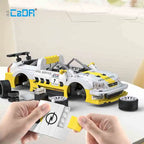 Cada Opel Astra V8 Coupe Champion Vehicle Building Blocks City Remote Control Racing Car RC Super Sports Car Children Bricks Toy