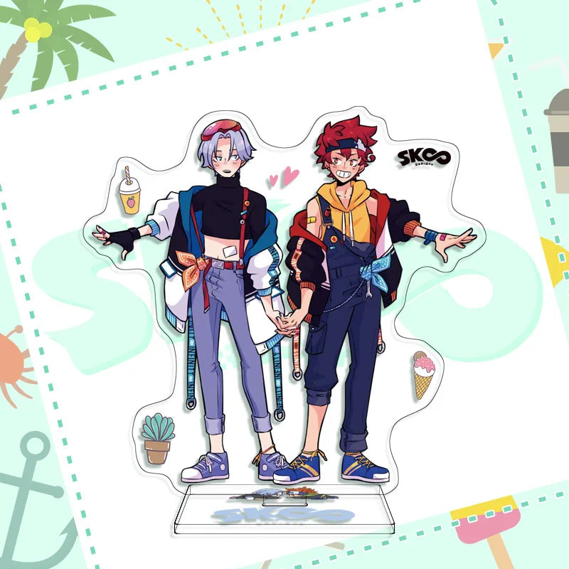 Anime Figure SK8 the Infinity Cosplay Reki Snow Miya Cheery Blossom Acrylic Stands Model Desk Decor Fans Collection Props Gifts