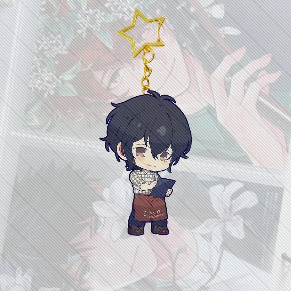 6CM BL Anime given cute Acrylic Keychain Model Cosplay Characters Ornament Accessories Good Christmas Gifts