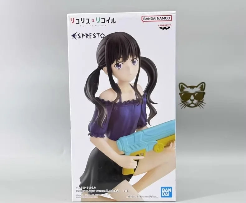 Original Brand New Bandai Banpresto Lycoris Recoil Espresto Kogami Chisato Inoue Takina Anime Action Figures Model Ornaments