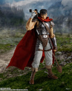 Original Bandai Anime Figure Berserk Guts S.H. Figuarts Action Figurine SHF Toys Model Collector Doll 16CM