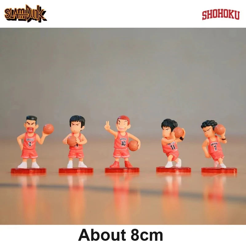 Anime Slam Dunk GK Kaede Rukawa Sakuragi Hanamichi Hisashi Mitsui Ryota Miyagi Takenori Akagi Action Figures 30CM PVC Model Toy