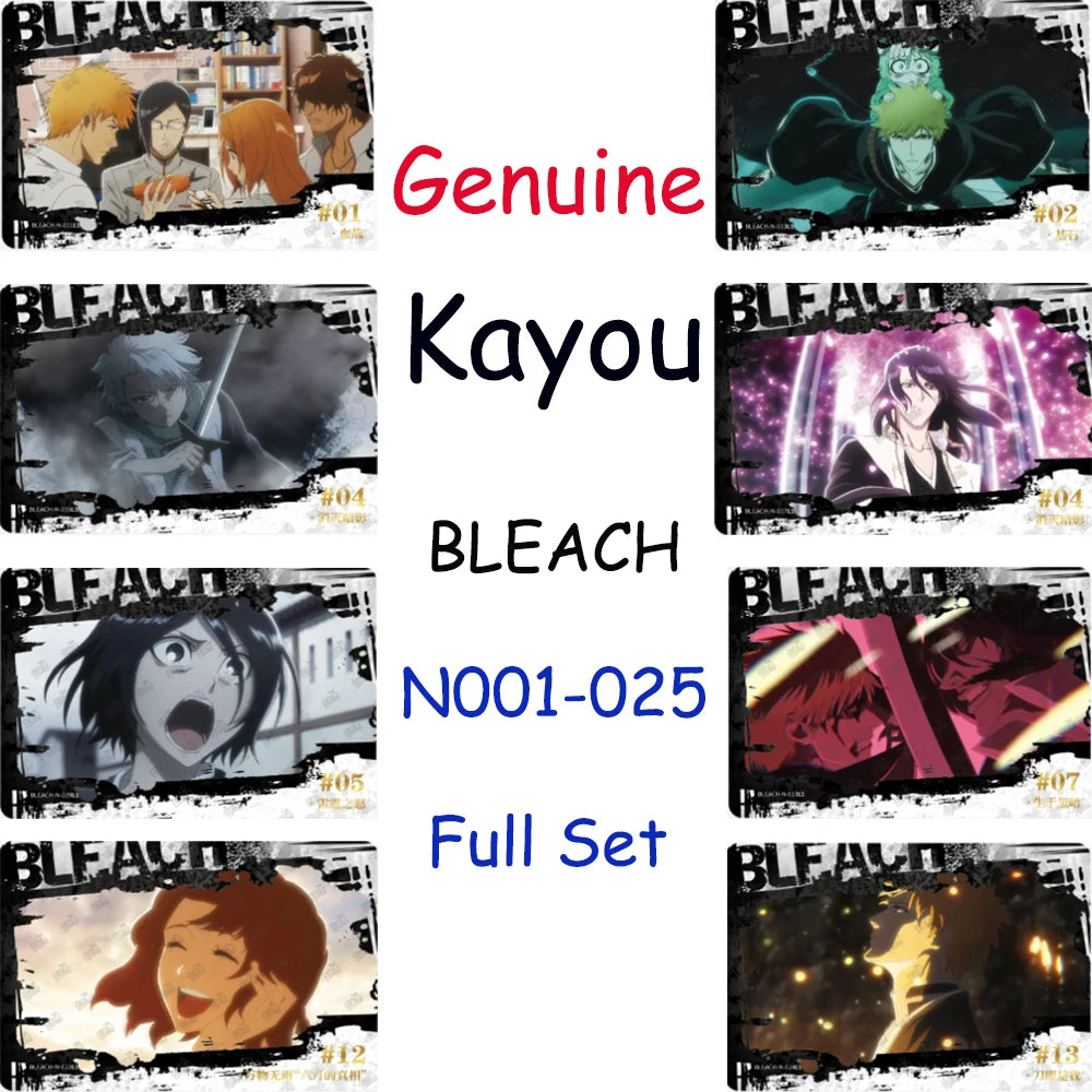 Complete Set Kayou BLEACH Card W1T4 Rare SE\USR\UR\QR\SSR\N Series Japanese Anime Collection Cards Cartoon Decor Kids Toy&Gift