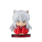 Q version Cute Inuyasha figure decoration blind box Sesshomaru Kagome model new sitting figure Gifts suitable for all ages