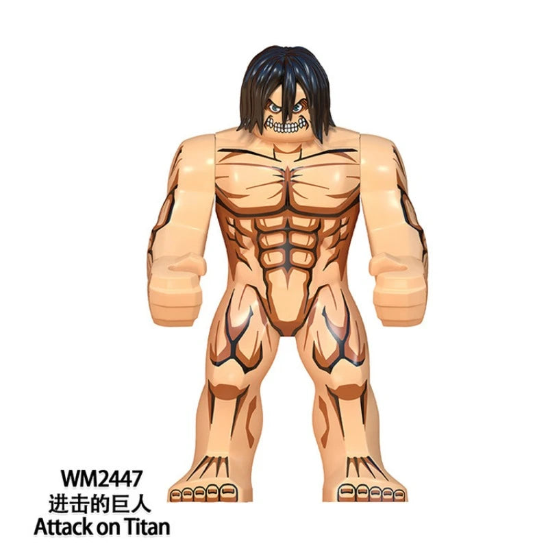 Attack on Titan Action Figure Toys for Boys Girls Eren Jaeger Model Ornament Mikasa Levi Ackerman Desktop Decor Birthdays Gifts