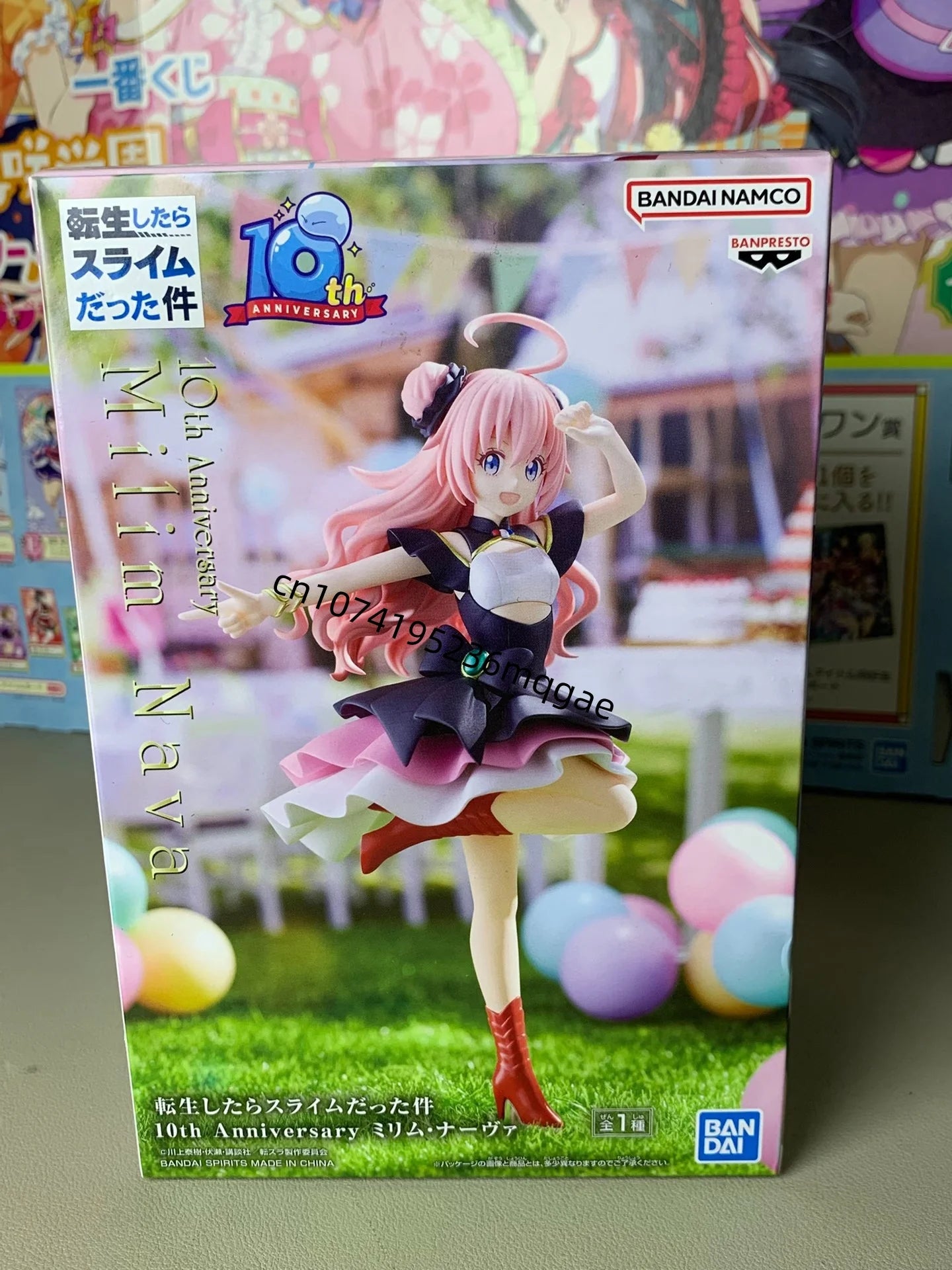 Bandai That Time I Got Reincarnated as a Slime 10th Anniversary Milim Nava Shion shuna Rimuru Tempest Anime Action Figures Model