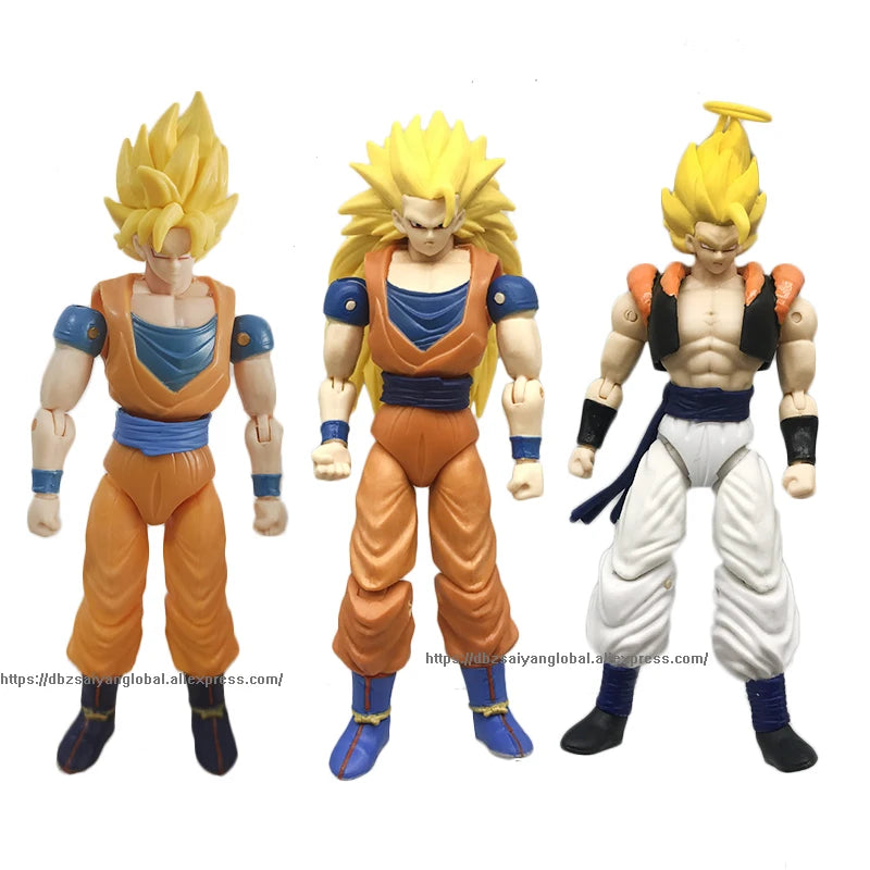 Dragon Ball SHF Goku Vegeta Action Figure Super Saiyan Gogeta Dbz Figurine PVC Collection Model Toys for Kids Gifts