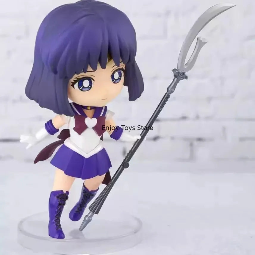 In stock Bandai Figuarts Mini FM Sailor Moon Sailor Saturn Tumengying Model Toys
