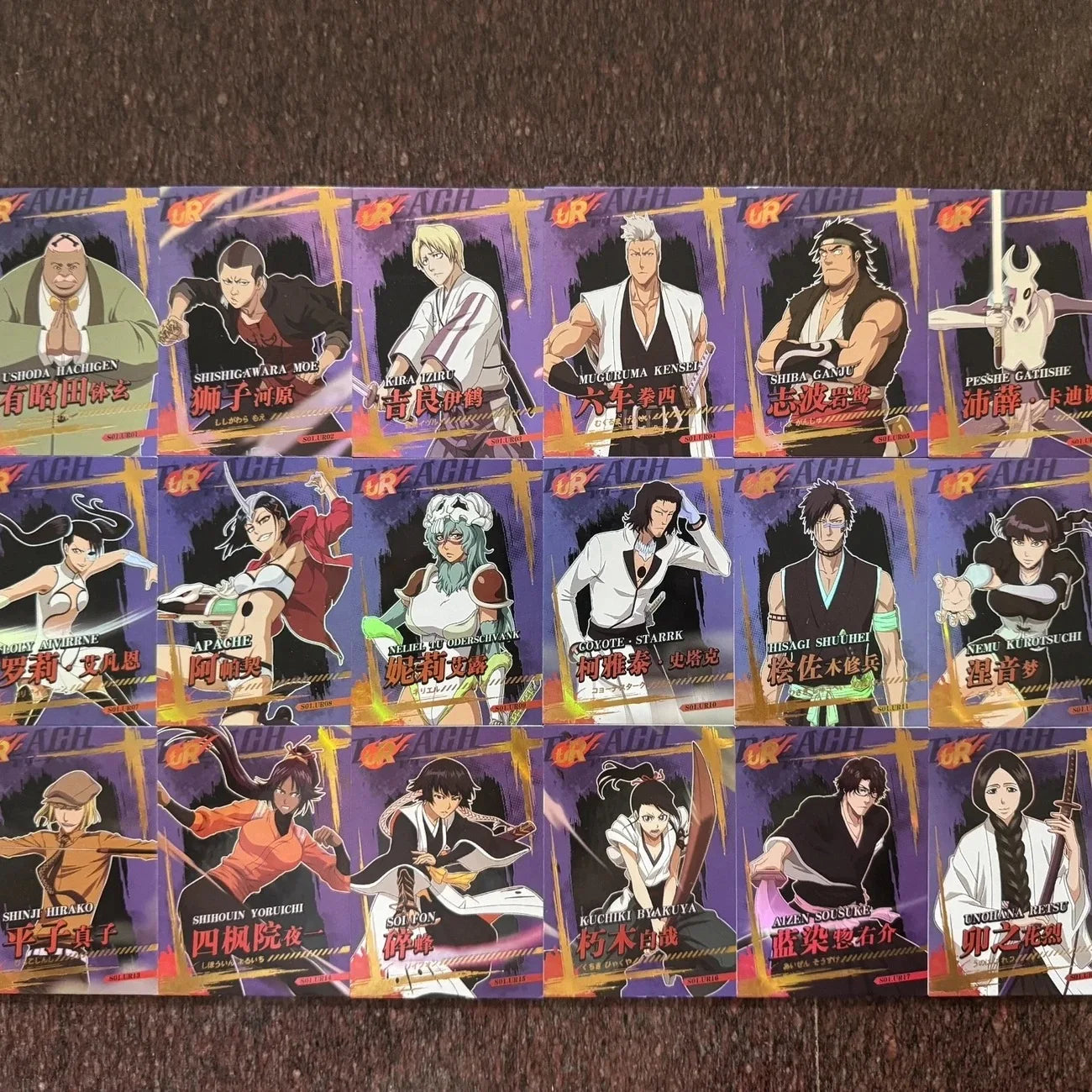 Anime Bleach SSR PR AR QR Set of Cards Inoue Orihime Kuchiki Rukia Kurosaki Ichigo Collection Card Christmas Birthday Gifts Toys
