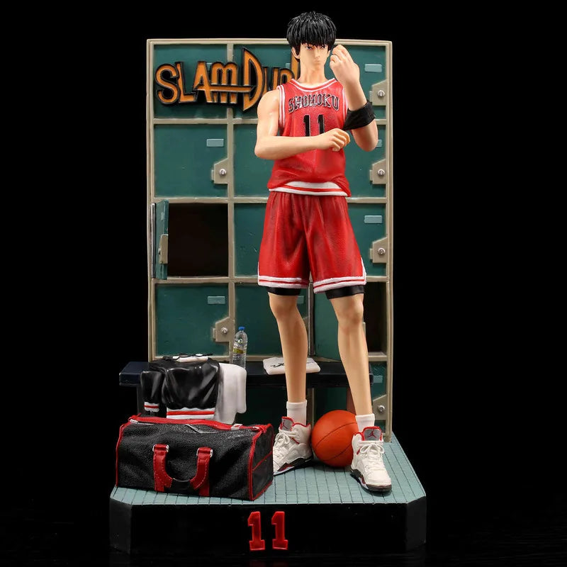 SLAM DUNK Rukawa Kaede #11 Anime Figurine Model Gk Action Figure 33cm High PVCOversize Statue Collection Toy Figma