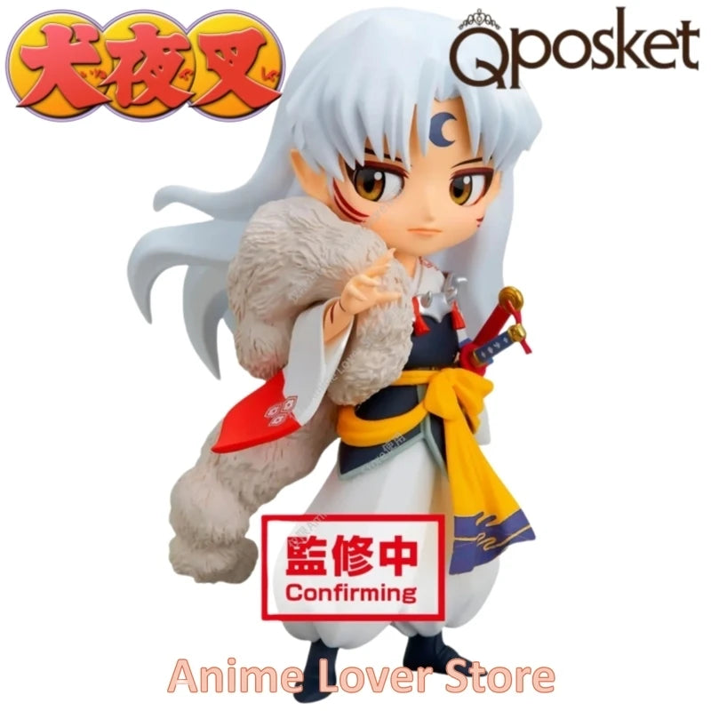 In Stock Original Bandai Banpresto Q Posket Inuyasha Sesshoumaru Higurashi Kagome Miroku shippou Anime Figure Toys gift