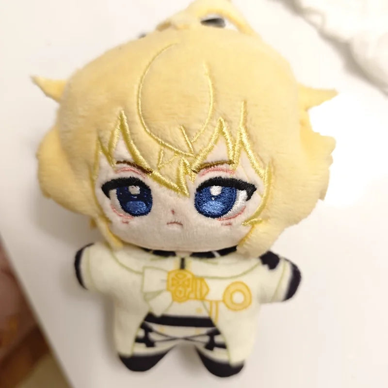 Seraph of The End Plush Dolls Pendants Mini Soft Keychain Bag Mikaela Hyakuya Stuffed Doll Yuichiro Plush Toy XMAS Birthday Gift