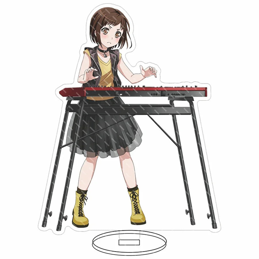 Anime Figure BanG Dream Maruyama Aya Sayo Hikawa Cosplay Acrylic Stand Model Plate Desk Decor Standing Sign Keychain Gifts