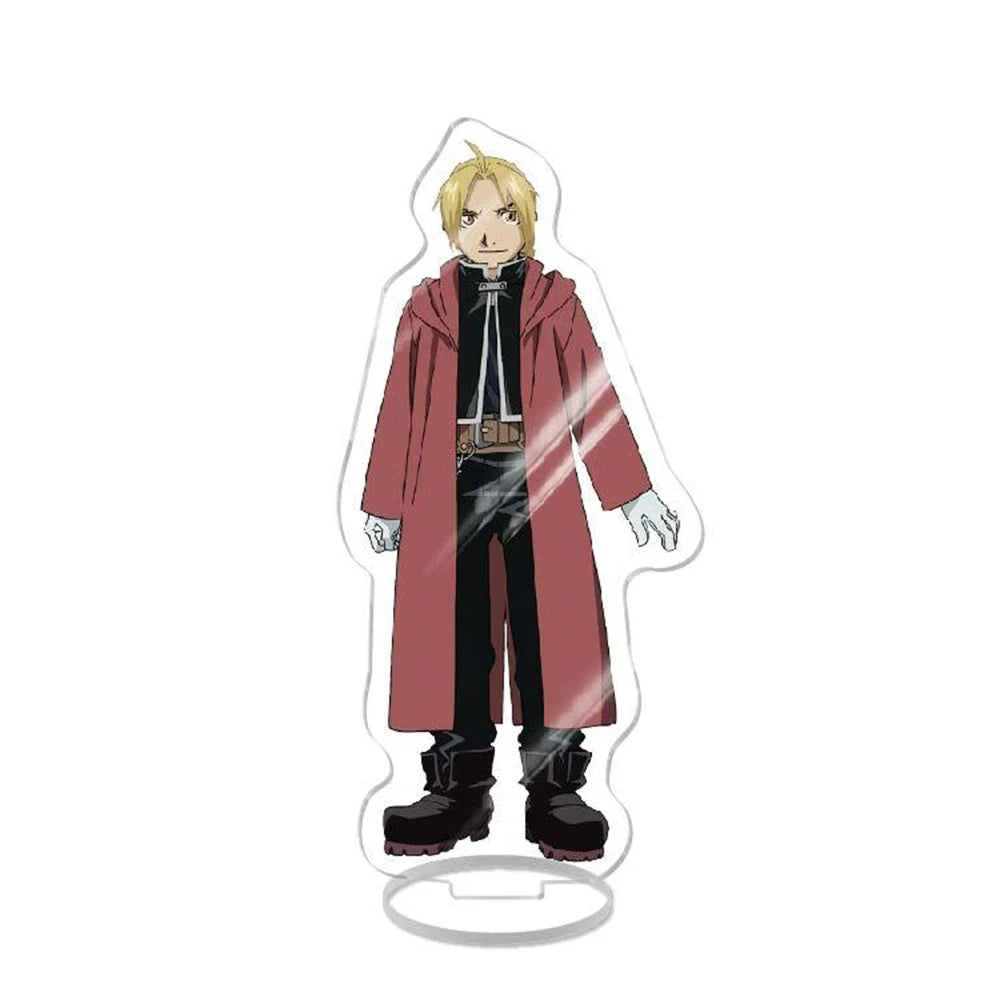 NEW Japan Anime Fullmetal Alchemist Acrylic Stand Model Figure Cosplay Plate Holder Topper Fans Christmas Desk Decor Plate Gift