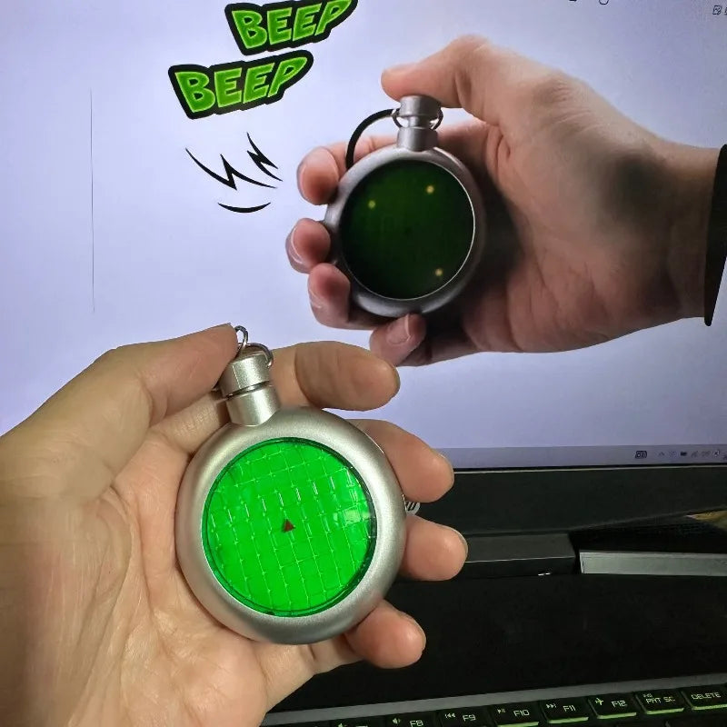 Dragon Ball Press Glow Sound Keychains Creative Bagpack Car Pendant Collect Figures Key Ring Ornament Kids Toy Key Chain Gifts