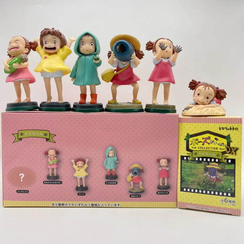 New Arrival Anime Cute Doll Cute Movie Character Ponyo Blind Box Pvc Figure Model Desktop Decoration Kids Toys Birthday Gifts