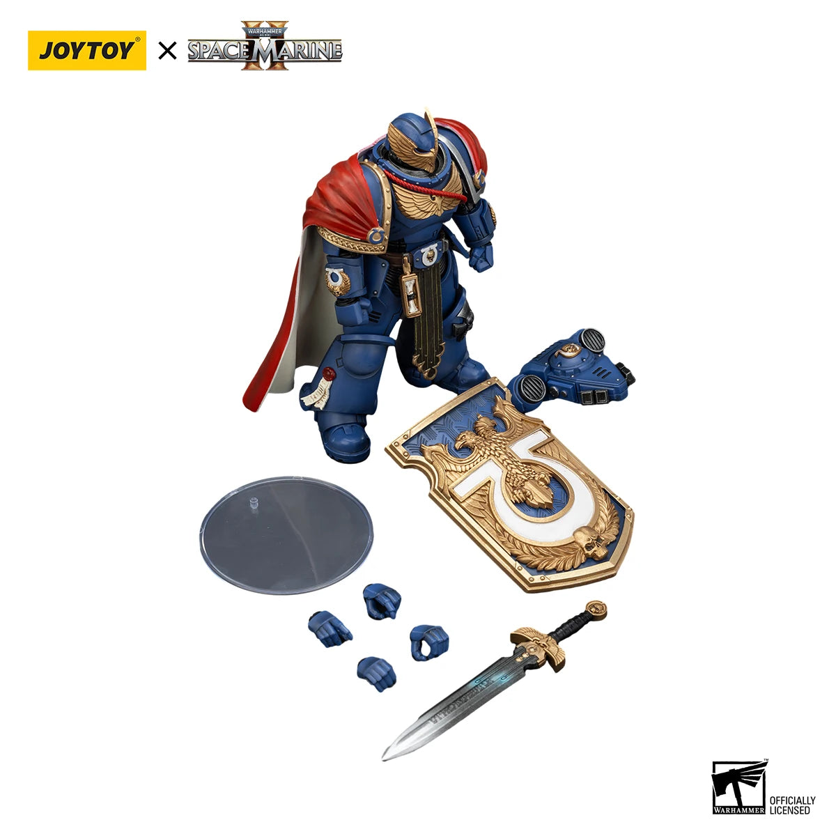 JOYTOY Warhammer 40k 1/18 Action Figures Ultramarines Victrix Honour Guard with Storm Shield And Power Sword
