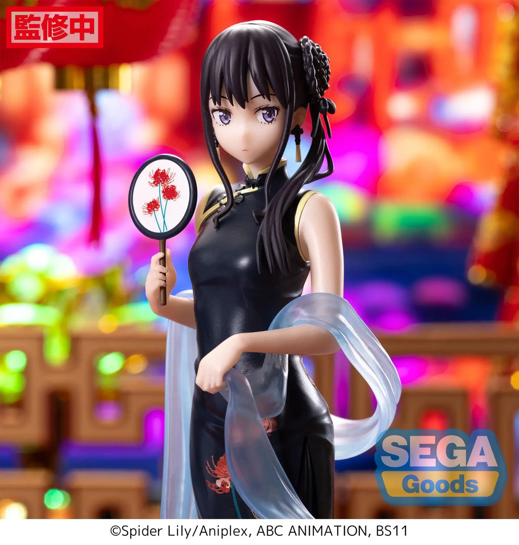 Original SEGA Luminasta Lycoris Recoil Nishikigi Chisato Inoue Takina Cheongsam PVC Anime Figures Action Figure Model Toys Gifts