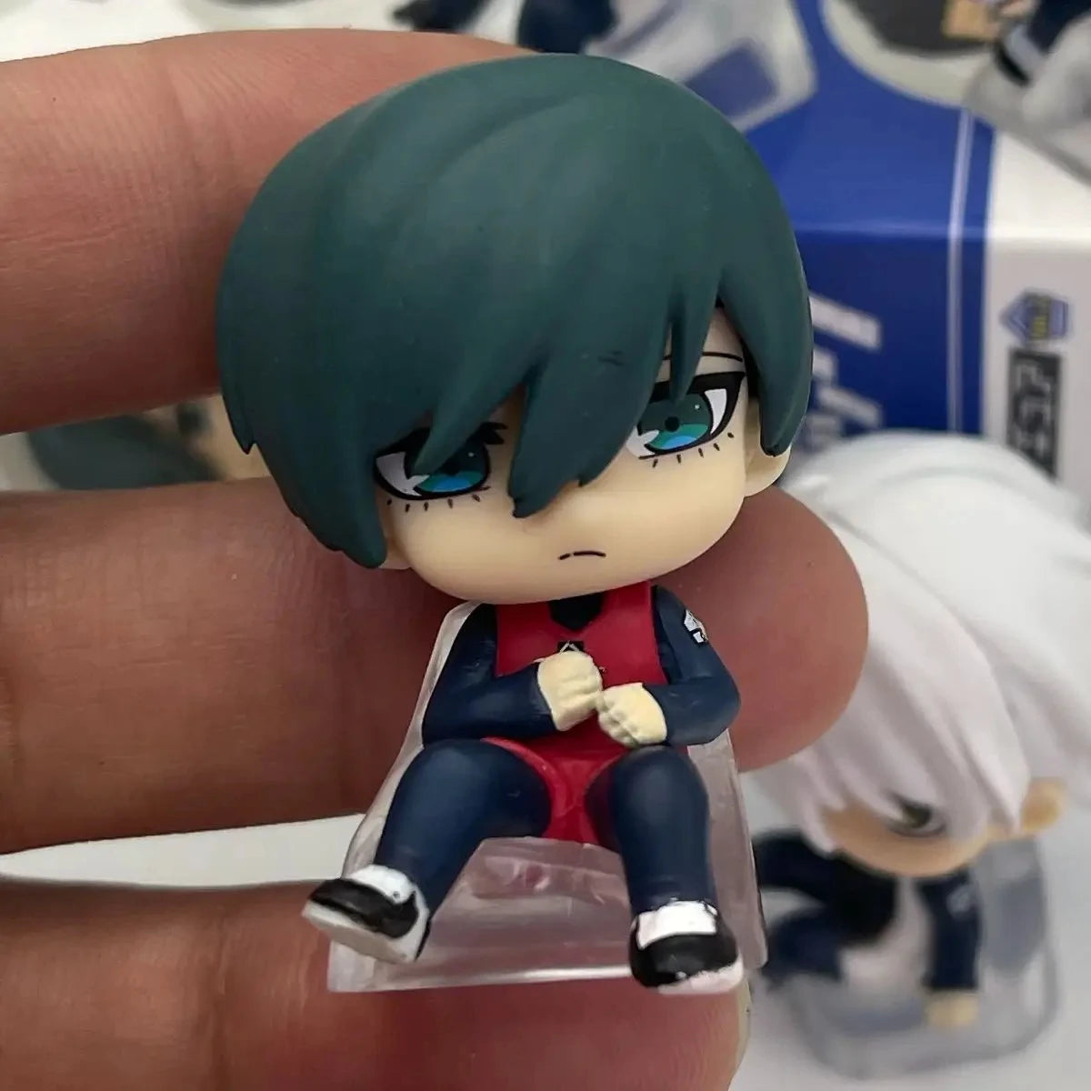 Anime Figure Blue Lock Blind Box Jiro Hayase Hinata Kageura Chigiri Hyoma Capsule Toys Cute Doll Model Desktop Ornament Gift