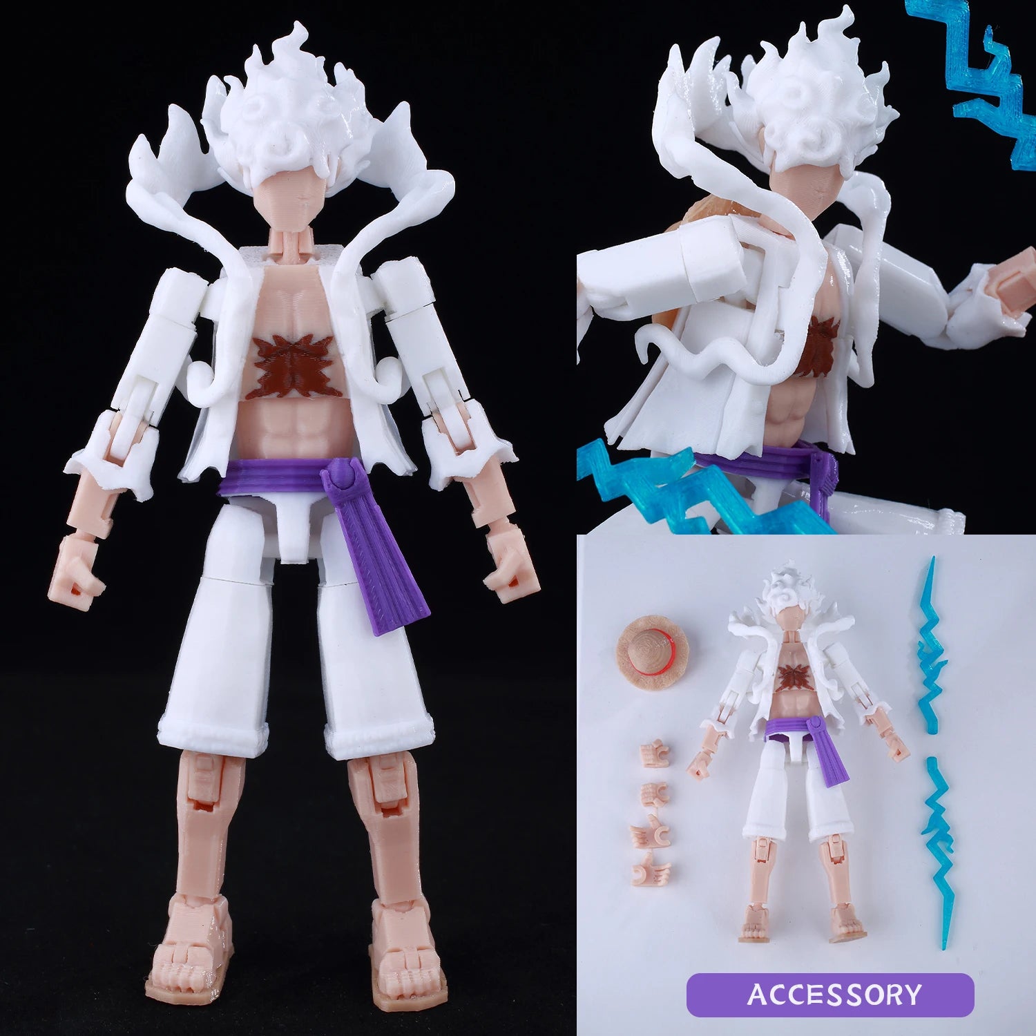 3d Printed Dummy13 Jujutsu Kaisen Ryomen Sukuna Action Figure Anime Model Toys Multi-Jointed Poseable Collectible Toy Gift