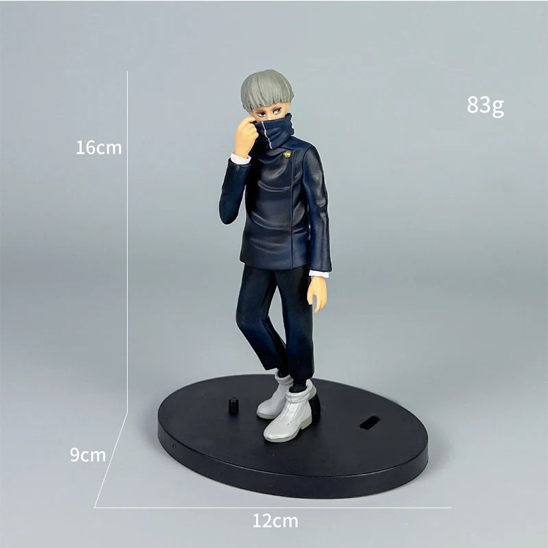 4pcs/set Gojo Satoru Anime Jujutsu Kaisen Action Figure Itadori Yuji Seated Noodle Stopper Model Toys Dolls Collection Hobbies