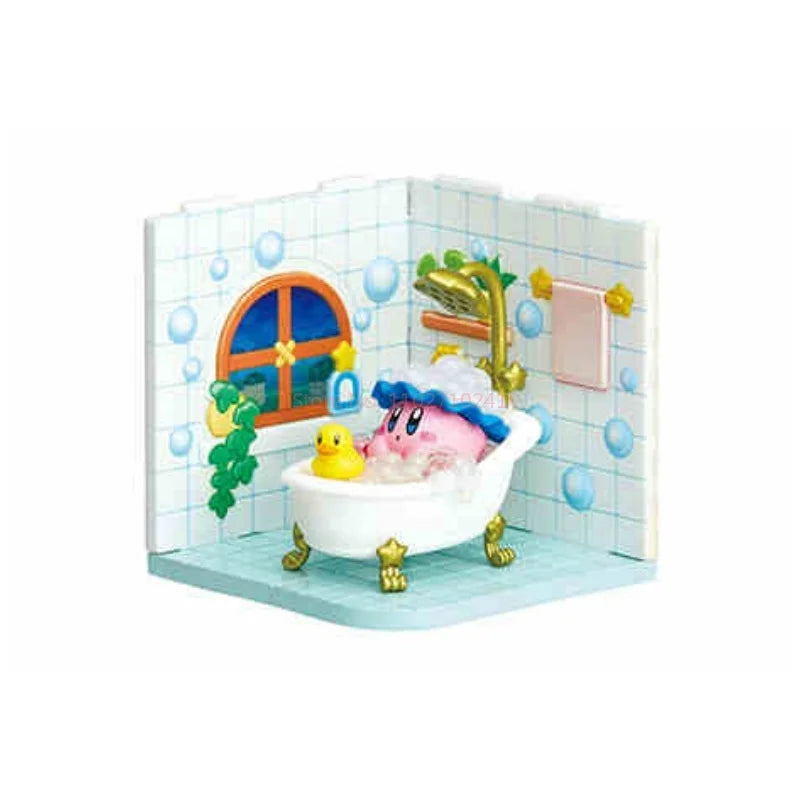 Re-Ment Original Star Kirby Wonder Room Collection Action Figure Anime Kawaii Creative Kirby Toy Ornament Box Egg Hobbies Toy