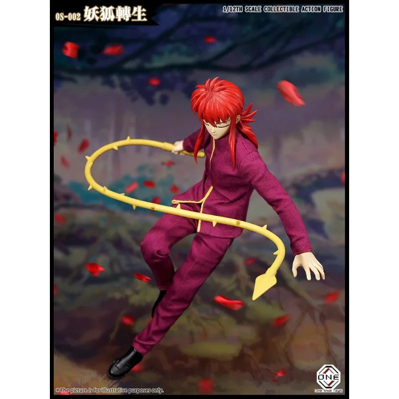 OneShot Toys  Original Yu Yu Hakusho 1\12 Series Tibetan Horse Action Figure Model Toys Movable Model Ornaments Gifts Fo Boys