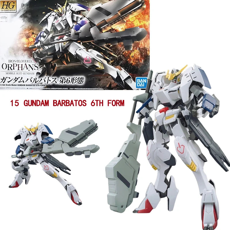 Bandai Genuine HG IBO 1/144 GUNDAM Barbatos Gusion Hajiroboshi Astaroth Anime Action Figure Collectible Assembly Model Toys Gift