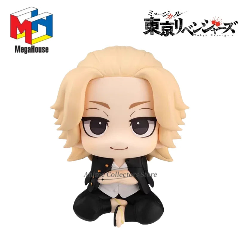 In Stock Original Bandai Megahouse Look Up Tokyo Revengers Manjiro Sano Draken Chifuyu Matsuno Anime Action Figure Toys