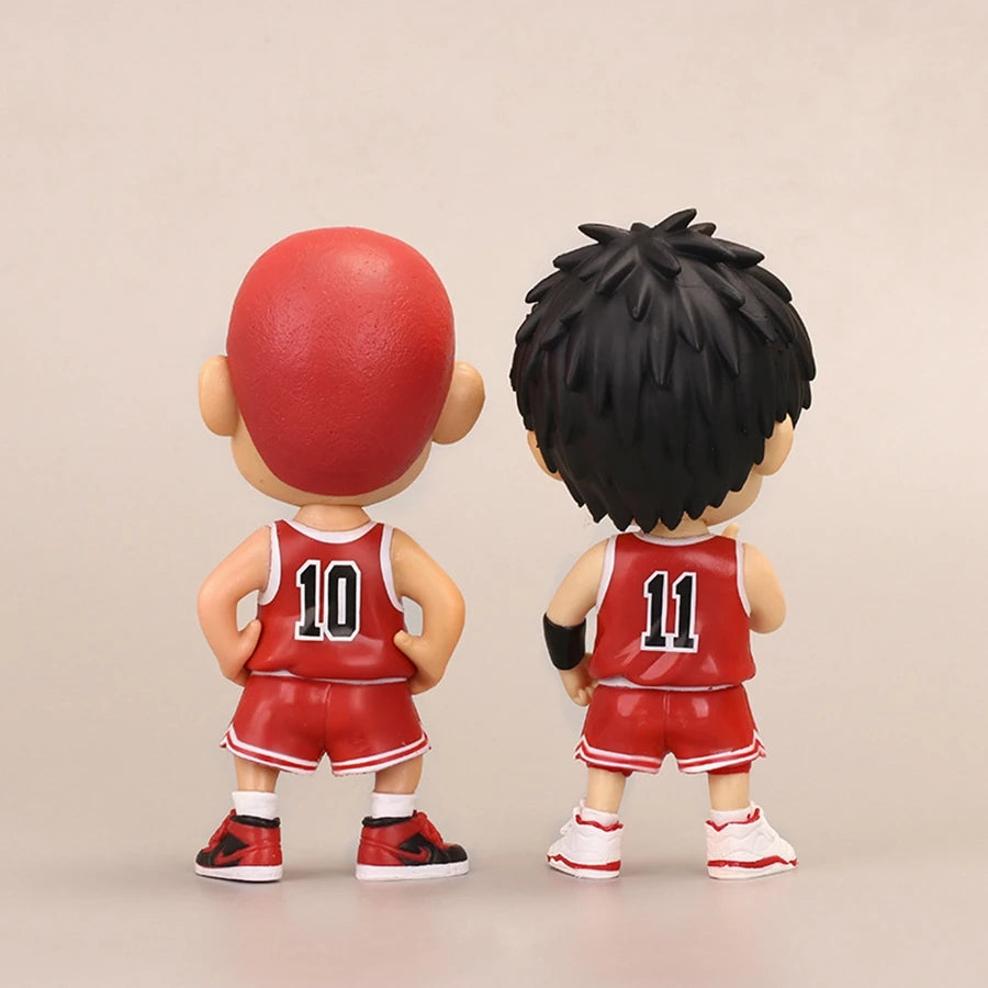 16cm Japan Basketball Slam Dunk Anime Figure Sakuragi Hanamichi Action Figure Rukawa Kaede Figurine Adult Collection Model Toys