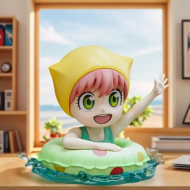 Spy×family Anya Forge Figures Anya Cos Uchiha Itachi and Pain Figurine Naruto Model PVC Cute Anime Collection Statue Toys Gifts