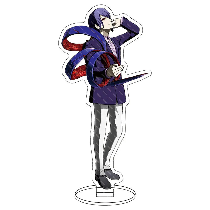 Anime Tokyo Ghoul Acrylic Stand Kaneki Ken Figures Miniatures Manga Figurines Garage Kits Model Toys GK Ornaments Decoration