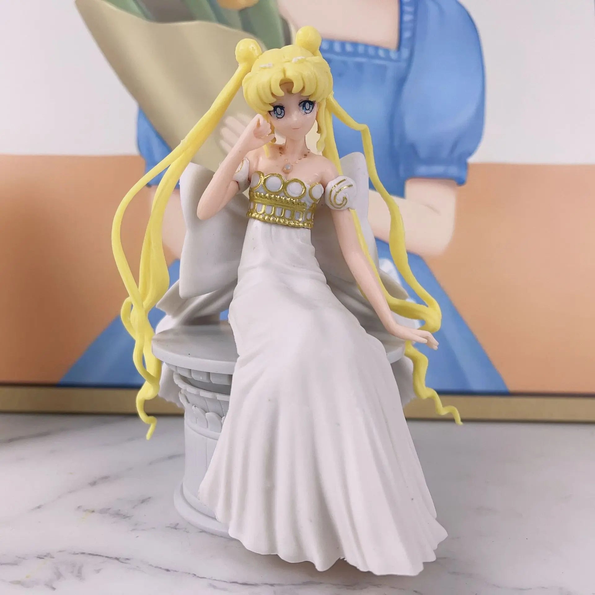 Anime Kawaii Figure Ichibankuji Sailor Moon Eternal The Movie Princess Serenity Prize A PVC Collection Model Toy Gift