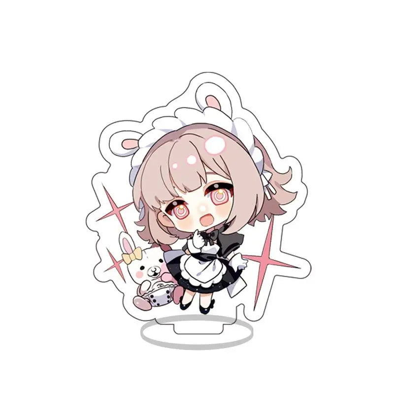 8cm Danganronpa V3 Figure Enoshima Hajime Hinata Nagito Komaeda Chiaki Nanami Acrylic Stand Model Plate Desk Decor Standing Gift