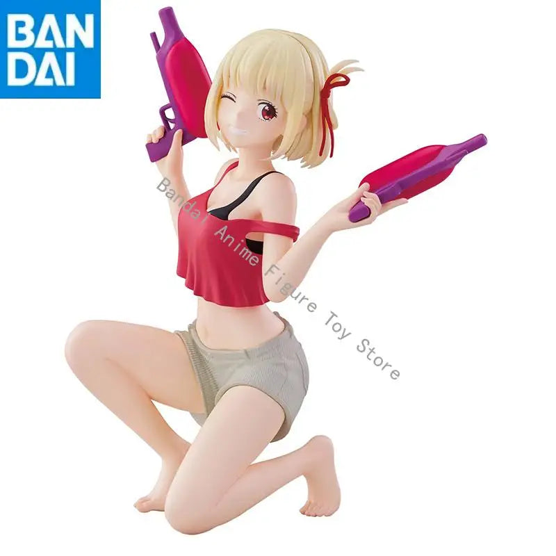 in stock Original Genuine BANDAI NAMCO BANPRESTO Lycoris Recoil ESPRESTO Nishikigi Chisato and Inoue Takina PVC Figure model toy
