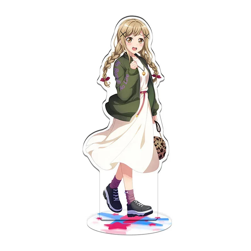 BanG Dream! Acrylic Standing  Anime Fans Game Stand Poppin'Party Hanazono Tae Kokoro Tsurumaki Yukina Minato Roselia Hazawa Gitf