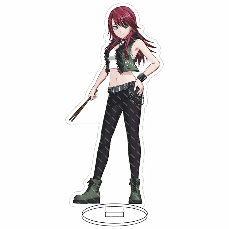 Anime Figure BanG Dream Maruyama Aya Sayo Hikawa Cosplay Acrylic Stand Model Plate Desk Decor Standing Sign Keychain Gifts