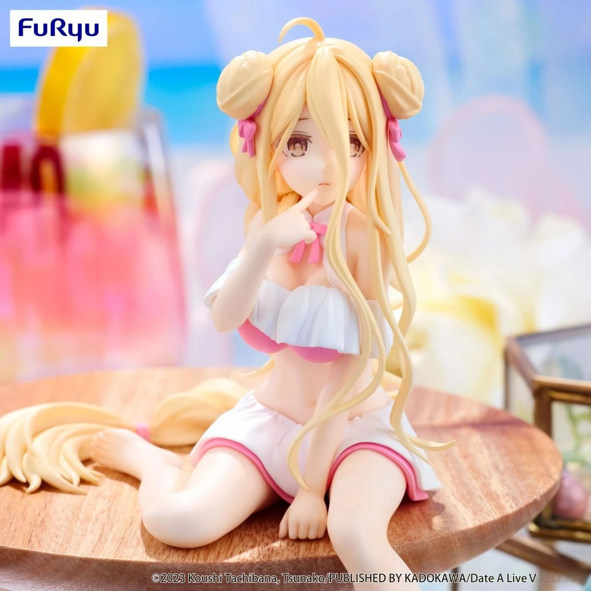 In Stock Original FuRyu Noodle Stopper DATE ALIVE V Hoshimiya Mukuro Swimsuit Ver. PVC Action Figure Model Collection Toy Gift