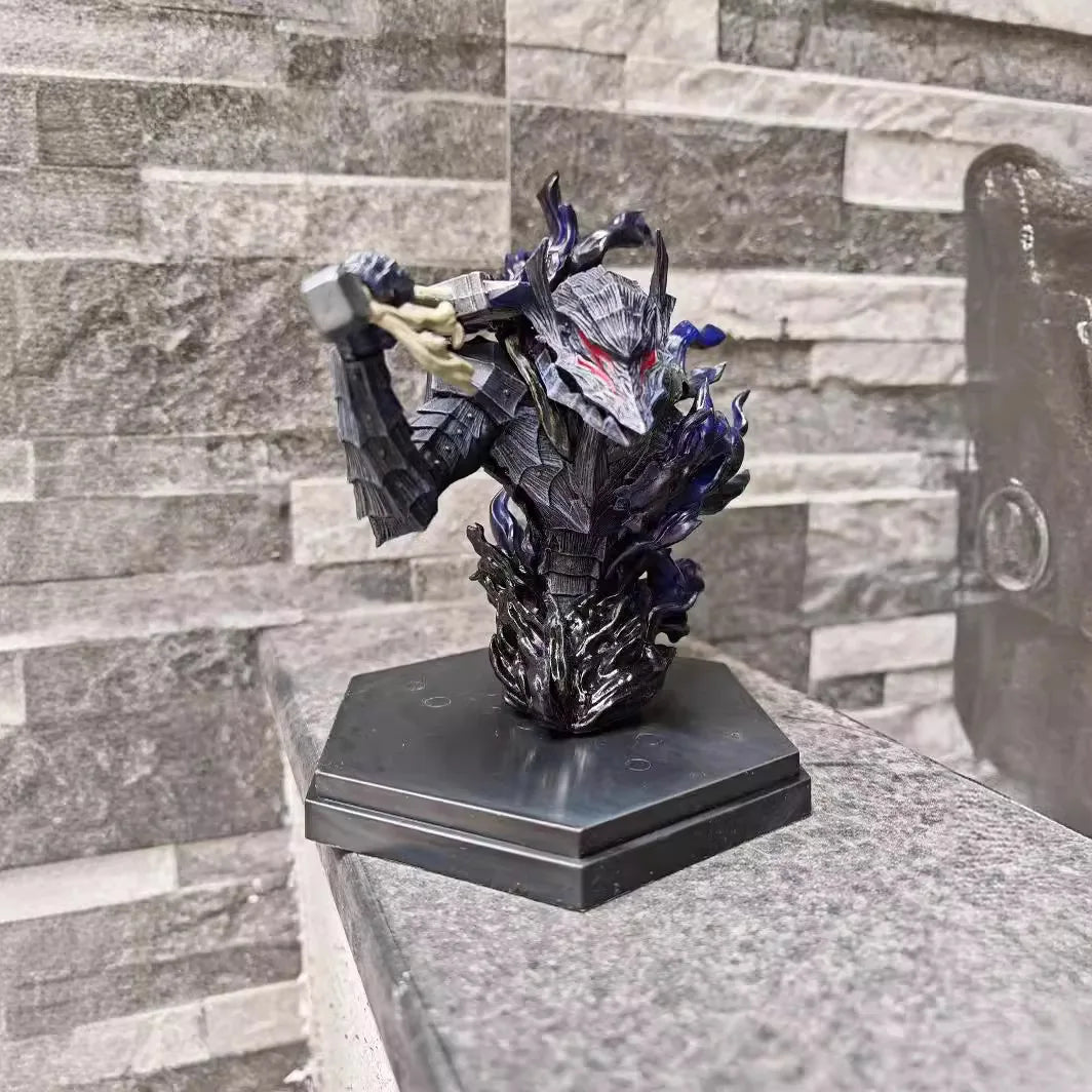 Berserk Guts 23cm In Armor Japanese Classics Anime Figure Model Gk Statue Collection Desktop Decoration Ornament Toys Boys Gifts