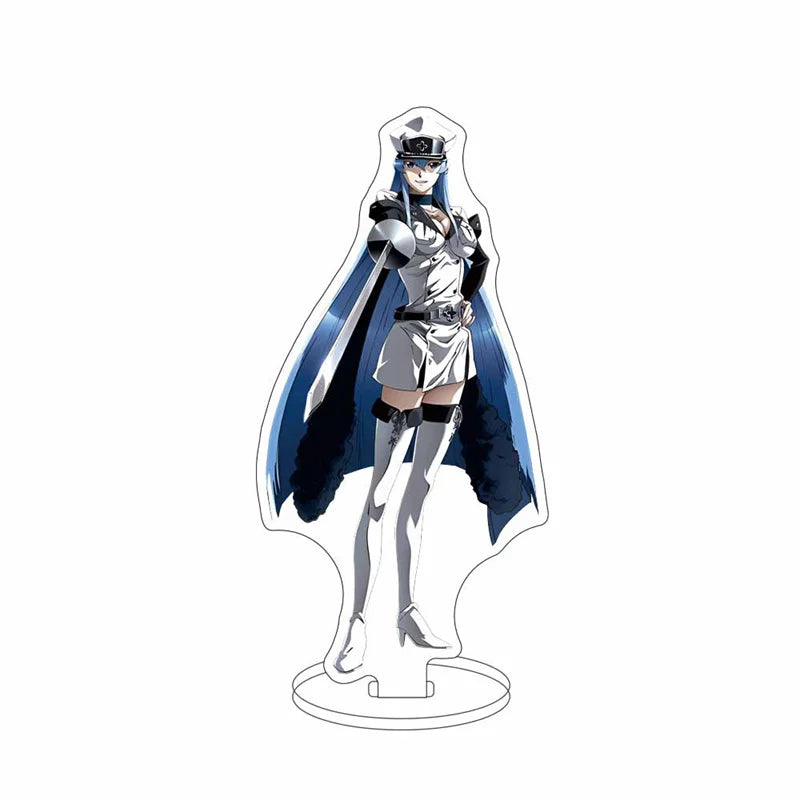 32PCS Anime Akame ga KILL Acrylic Stand Tatsumi/Mine/Leone/Lubbock Model Cosplay Characters Ornament Goods Collection