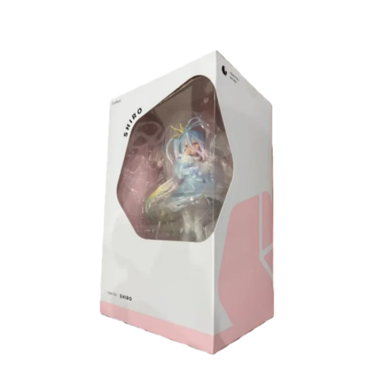 Pre-sale Genuine Furyu No Game No Life TENITOL Shiro Japanese Anime Action Figure With Interchangeable Face For Birthday