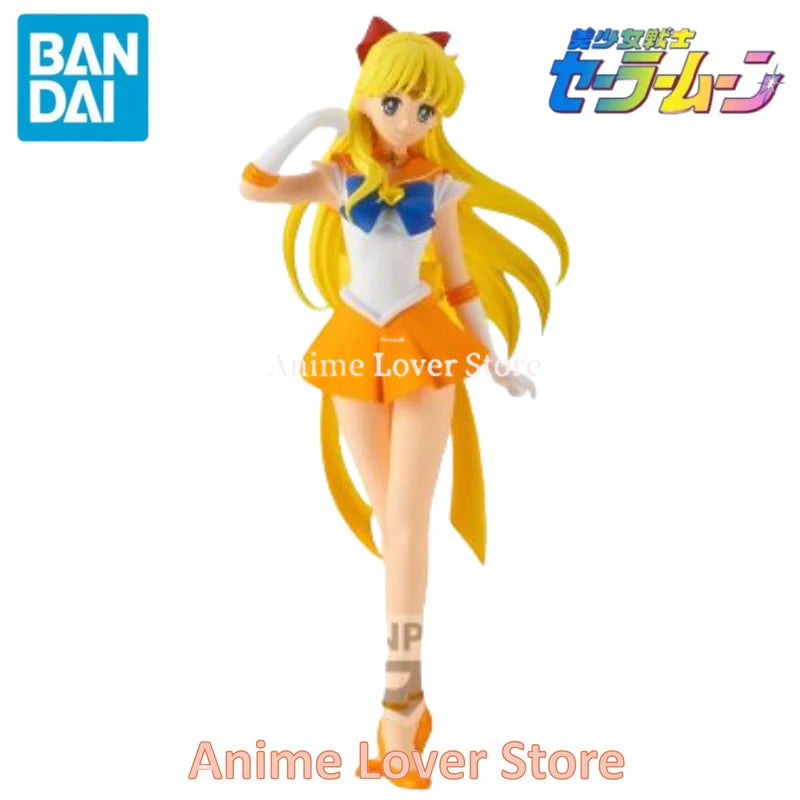 In Stock Original Bandai Banpresto Sailor Moon Glitter Glamours Tsukino Usagi Action Figures Toys Collectible Model Ornaments