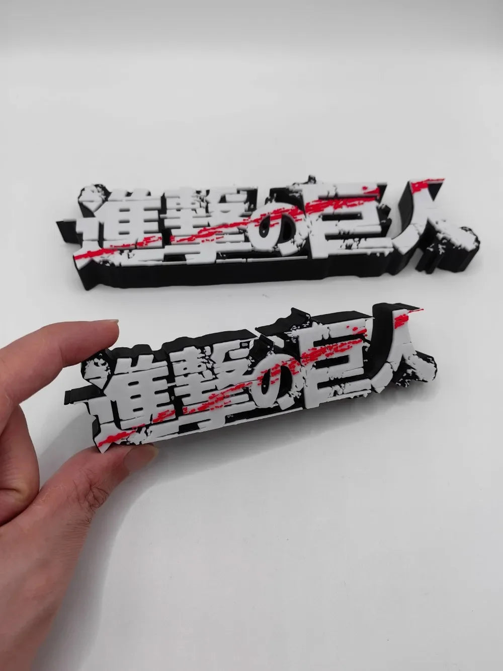 Shingeki No Kyojin 3D Printdd Model Doll billboard for Attack on Titan Eren Mikasa Figure Collection Cosplay Exhibition Display