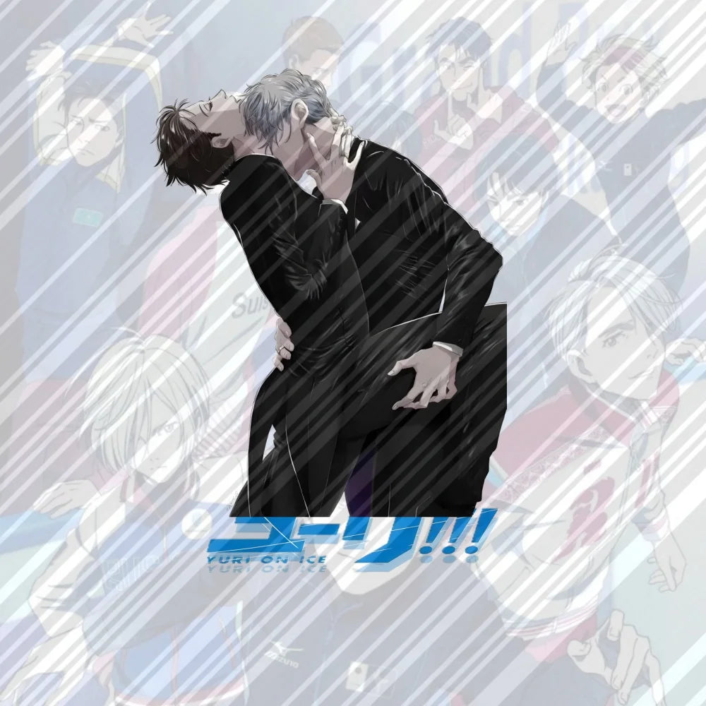 15CM HOT Anime Yuri on Ice Acrylic Stand Model Cosplay Charm Characters Ornament Accessories Goods Collection Christmas Gifts