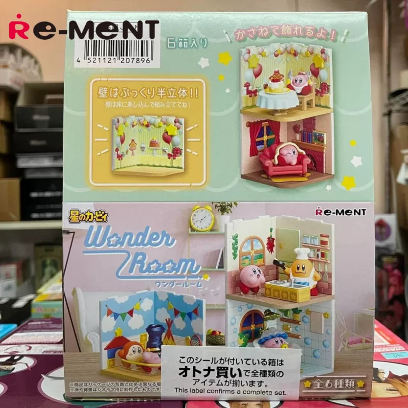 Re-Ment Original Star Kirby Wonder Room Collection Action Figure Anime Kawaii Creative Kirby Toy Ornament Box Egg Hobbies Toy