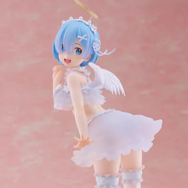 In Stock Original TAITO Re:Life in A Different World From Zero Precious Figure REM Angel Costume Anime Figure Model Collection