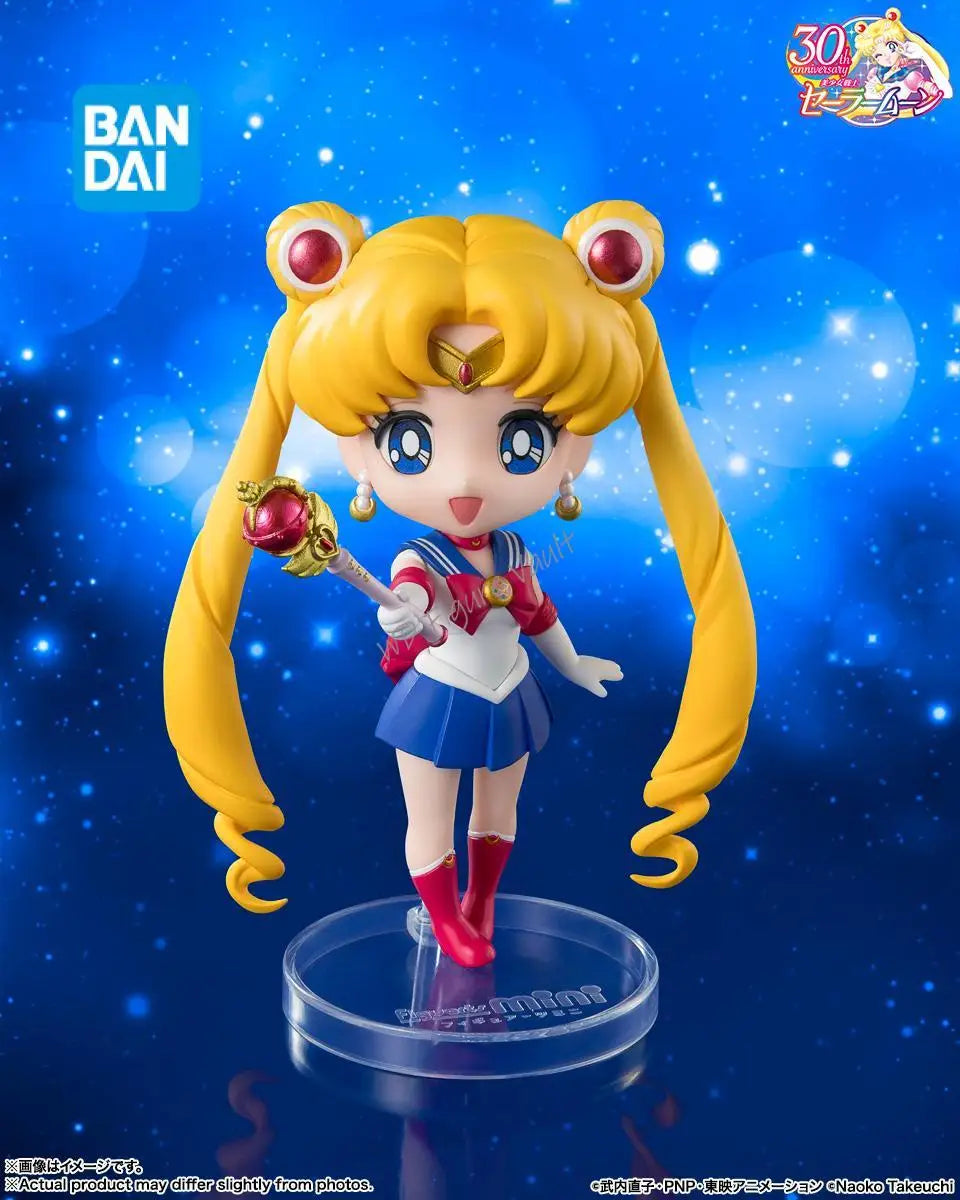 Bandai Sailor Moon series Figuarts mini Sailor Moon -Crystal Star Compact Edition Black Lady Premium Collectible Model Gift
