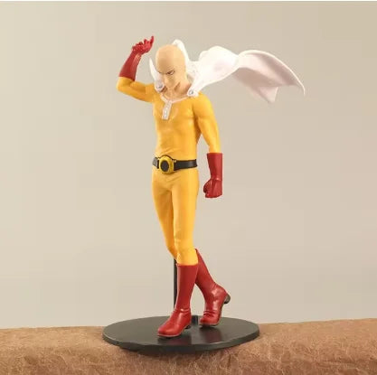 18CM Anime Figure ONE PUNCH-MAN Figure Bald Saitama Tatsumaki Standing Figure Model Toy Static Collection Desktop Ornaments PVC