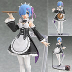 Original Genuine Max Factory Action/Dolls Figma (#346) Re:Zero Kara Hajimeru Isekai Seikatsu Rem H=130mm Anime Action Figure